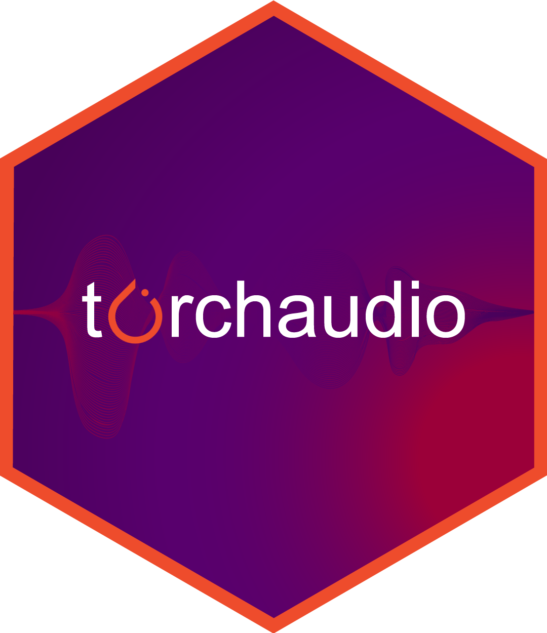 torchaudio hex sticker